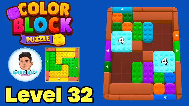 Color block puzzle 3d jam level 32 solution walkthrough 