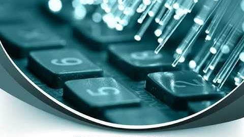 Illuminated Optic Fiber PowerPoint Template by PoweredTemplate.com