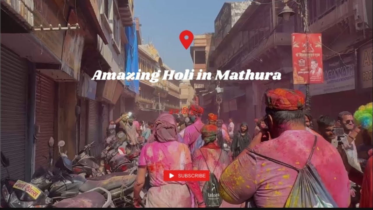 Mathura Holi 2026 😍🎨| India’s best experience of Holi | unforgettable☺️💯