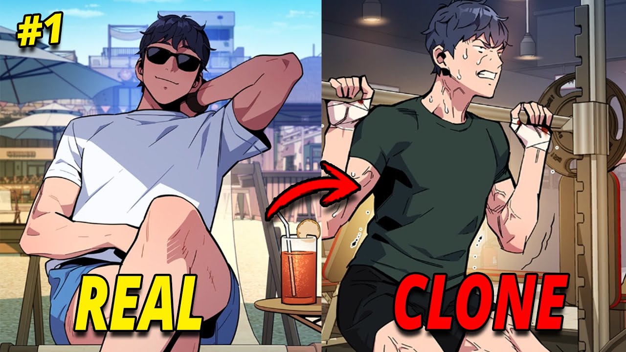 Clones treinam, ele fica sarado.