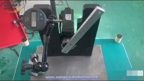 Programmable Rotary Indexing Tables Hollow Rotary Actuator Positioning Accuracy Test