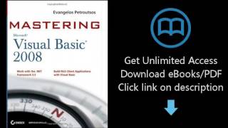 Famous Download Mastering Microsoft Visual Basic 2008 PDF Profile