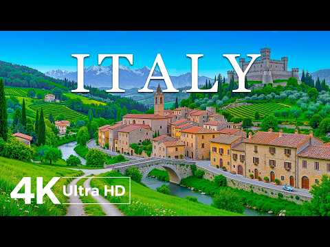 Italy 4K UHD 🇮🇹 | Timeless Cities, Amalfi Coast & Tuscan Countryside