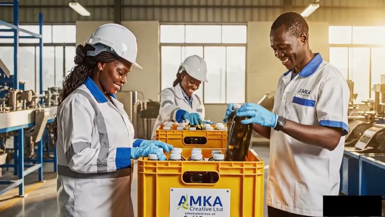 DIVINE OIL AMKA CREATIVE  CASTOR COLD PRESS BUSINESS MODEL