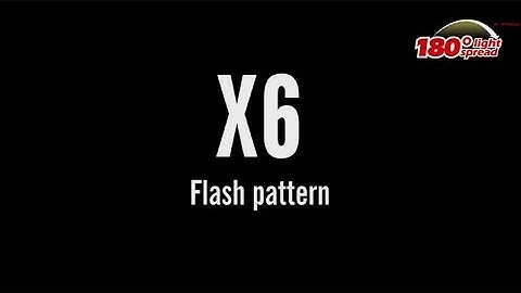 X6 Grille Light for police trucks Vehicle with R65,19 flash pattern