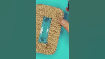 How to Make a Stunninge Tissue Box from a Plastic Container!