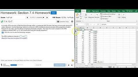 Using bootstrap methods to construct a proportion confidence interval estimate