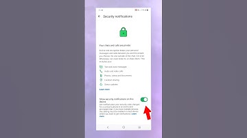 whatsapp show security notifications on this device | how to enable Whatsapp security notification