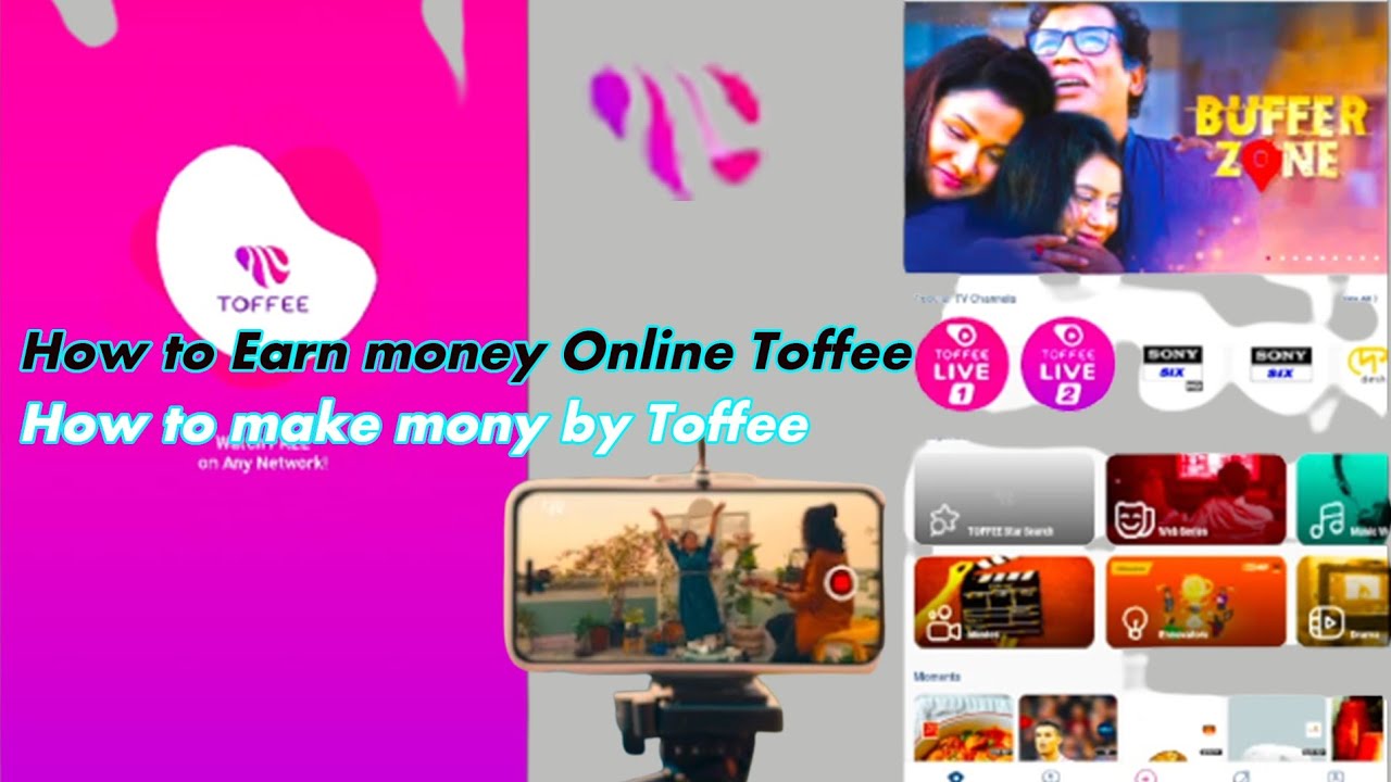 How to Earn money Online Toffee v/s YouTube How to make mony by Toffee