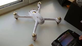 Hubsan H501SS. Распаковка, проверка двигателей