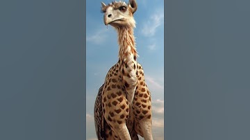 Asking AI to mix animals together! 🦒🦅