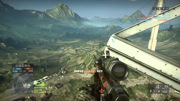 Battlefield 4 - no scope cross map