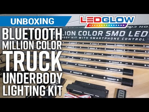 LEDGlow  Bluetooth Million Color LED Interior Lighting Kit with Smartphone  Control