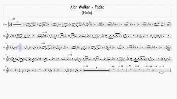 Alan Walker - Faded - Flute   Free Sheet Music