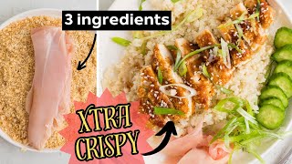 These TWO INGREDIENTS make the Crispiest High Protein Low Carb Chicken Katsu by KetoFocus 11,404 views 1 month ago 3 minutes, 51 seconds