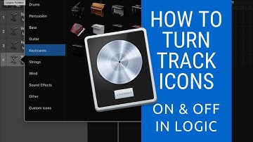 How To Turn Track Icons On and Off in Logic Pro