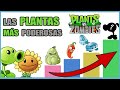 Escala de Poder de las PLANTAS de PLANTS VS ZOMBIES (PVZ) (PC - iOS - Android - NDS) | N Deluxe