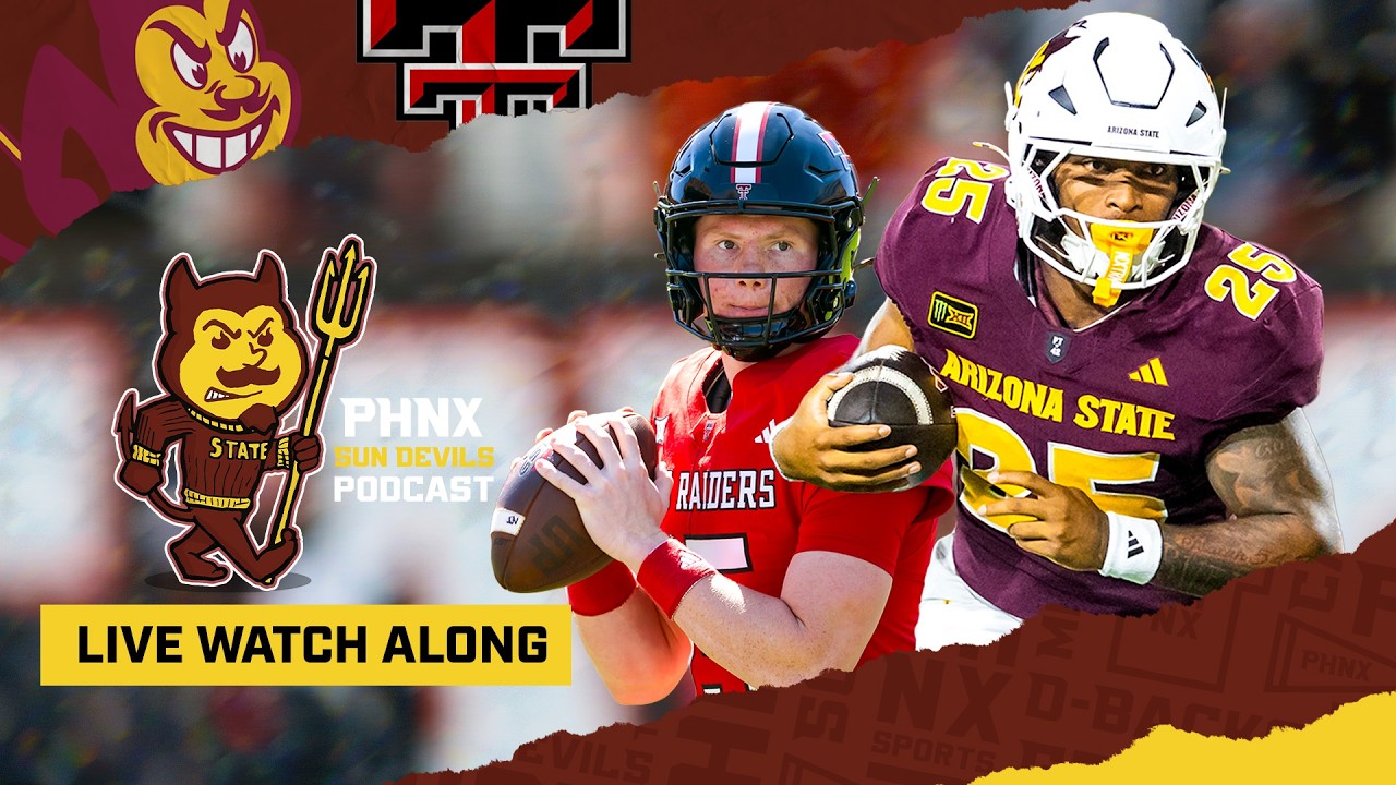 Arizona State Sun Devils @ Texas Tech Red Raiders WATCHALONG | PHNX Sun Devils Podcast