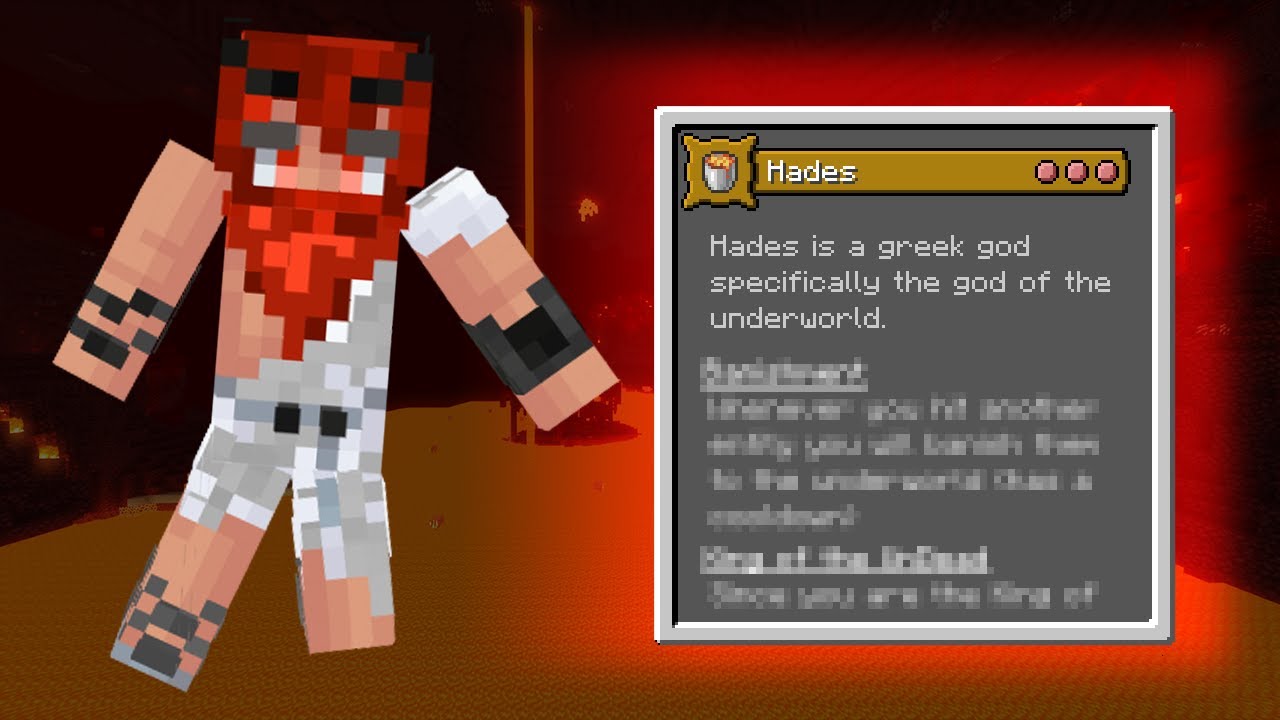 Minecraft Origins Mod Hades Youtube