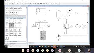 Circuitos Eletro hidráulicos básicos Fluidsim