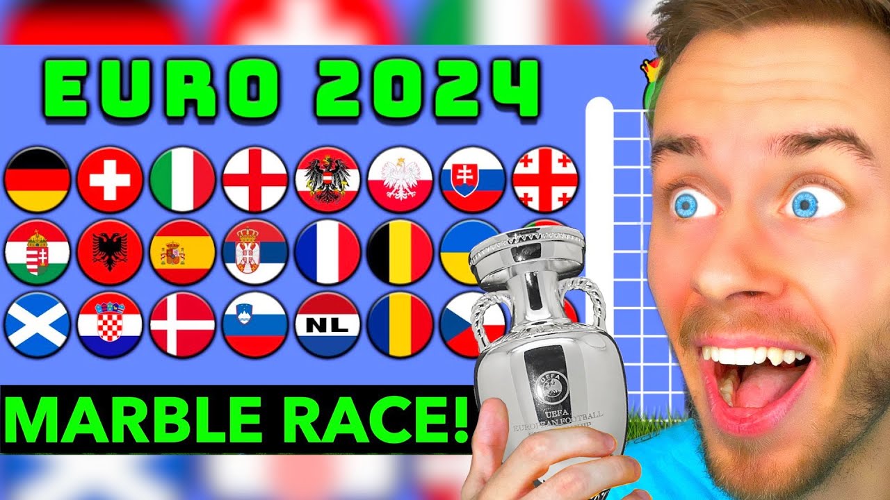 MARBLE RACE sagt die EURO 2024 voraus! 👀🏆 (sehr spannend!)