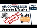 Co2 Laser, AIR COMPRESSOR Upgrade, Setup & Testing, With Ultimate Air Assist