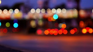 Traffic Lights Blurred - Royalty Free Stock Footage