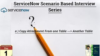 (Day 1) ServiceNow Real Time  ScenarioBased Interview Questions | Copy Attachment in ServiceNow