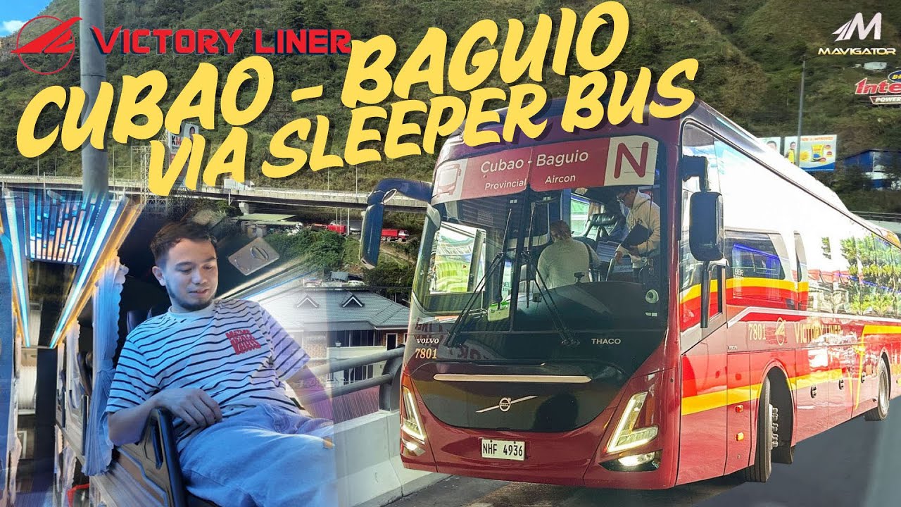 Cubao to Baguio via Sleeper Bus | Victory Liner
