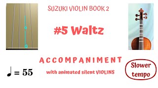 ⏬🔥#Forbidden Dance💃🕺#WALTZ by J.#Brahms.👨‍👩‍👧‍👦 Suzuki🎻Book 2-5.🎹 Accomp. SLOWER.🎻🔢.*𝓦𝓮𝓭 𝓙𝓸𝓵𝓵𝔂🔺🌞#hum