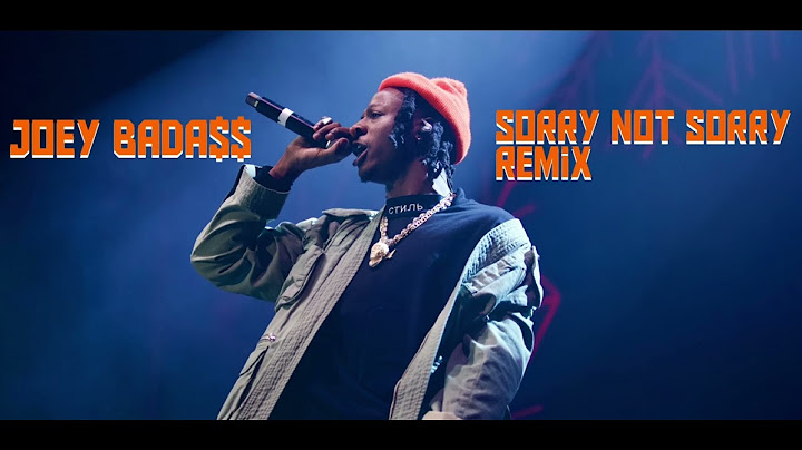 Joey Bada$$ - Sorry not Sorry (Remix)