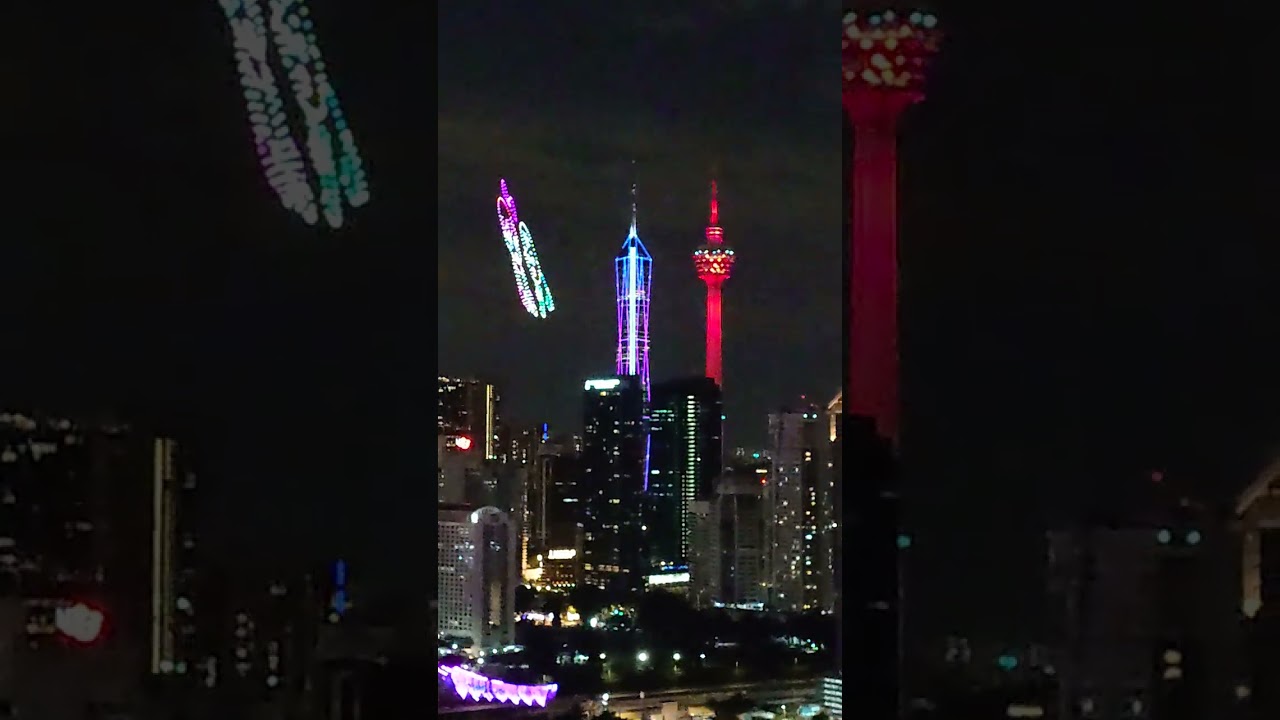 Kuala Lumpur 26/1/2026 light show at night