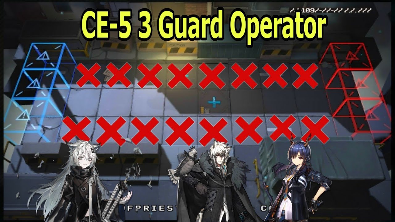 【Arknights】CE-5 3 Guard Operator ( Tectone's Tricky Turmoil ) - YouTube