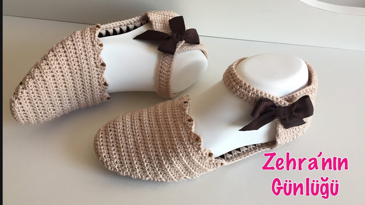 Hazır tabanlı çeyizlik kolay patik yapımı