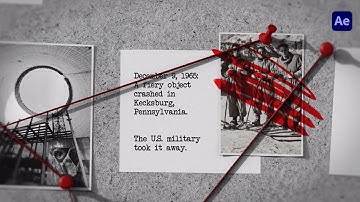 Top Secret Classified Files Opener / Investigation Intro ( After Effects Template )