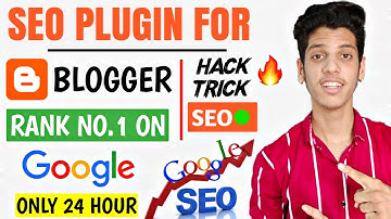 SEO Plugin For Blogger - How to Rank Website On Google First Page | Advanced On Page SEO 2020