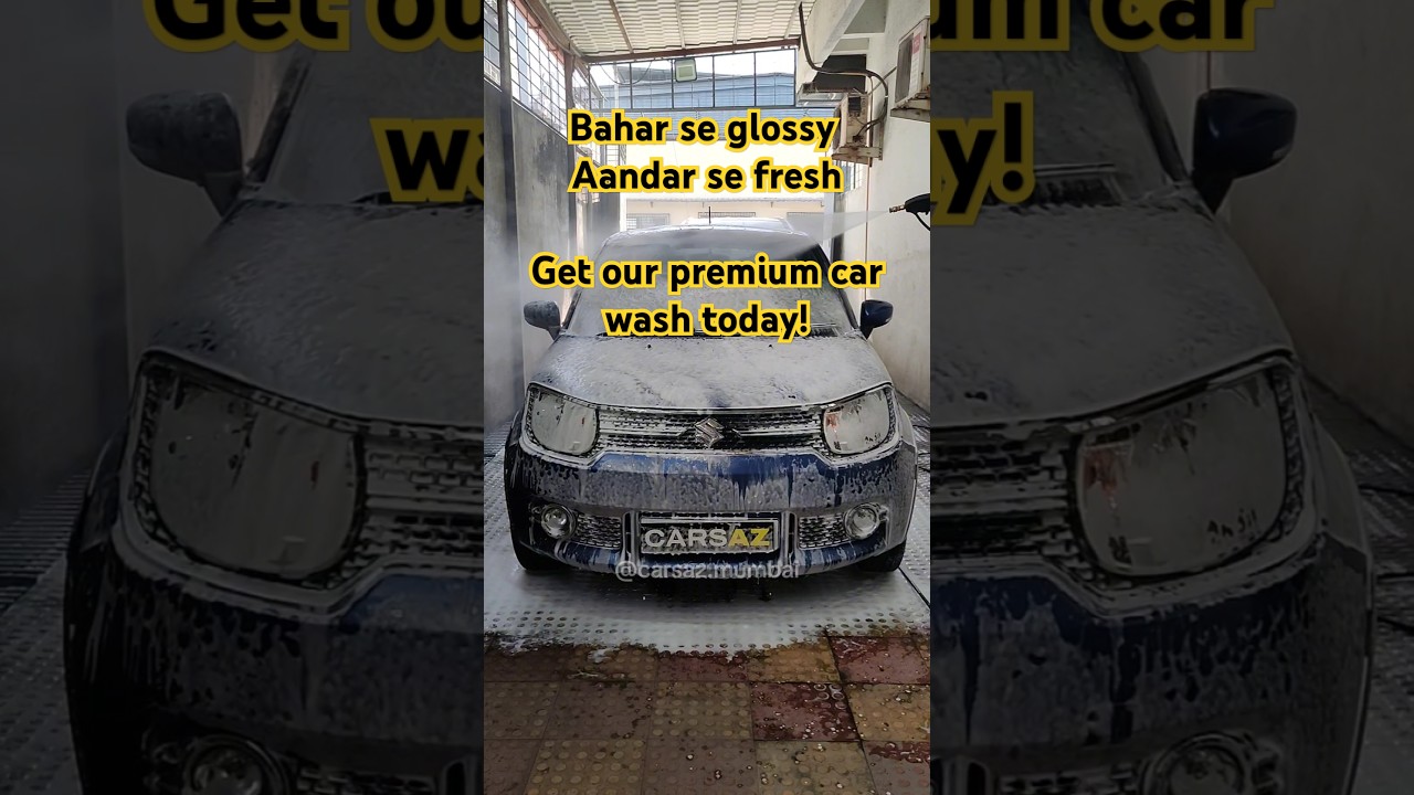 WHY PAY MORE ❓❔ Get Premium Car Washing at Low Prices in Navi Mumbai | CarsAZ
