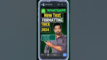 WhatsApp New Text Formatting tricks - Code Blocks, Quote Blocks, Bullets, Numbering #shorts