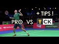 How good are pro badminton players  how can you beat them ck vs howard shu  usa no  1