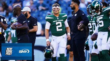 Jets QB Zach Wilson is out of surgery and on his road to recovery | SNY