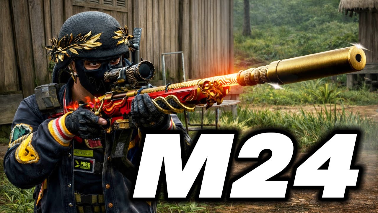 M24 들고 사녹 한 번 보여드릴게요 (배그 무편집 풀영상)