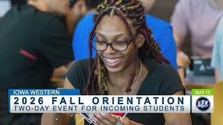 2026 Fall Orientation at Iowa Western