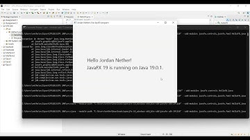 Running JavaFX in both the Command Prompt and Eclipse