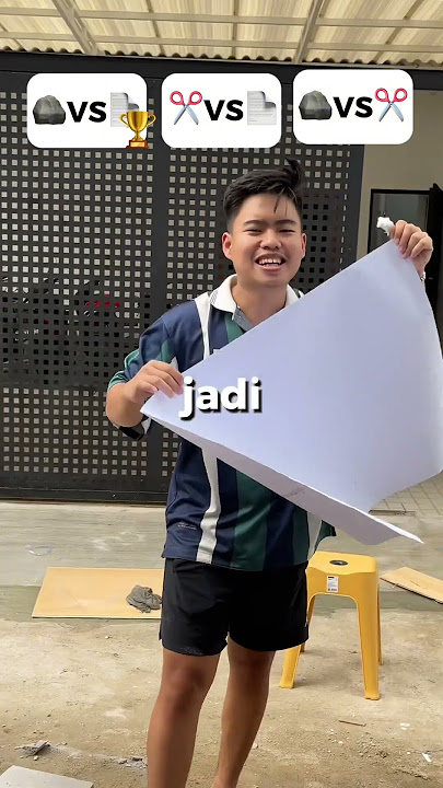 Gunting batu kertas di dunia asli