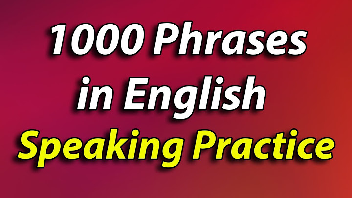 1000 english phrases most used in everyday conversation