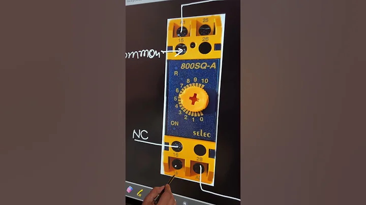 Selec 800SQ-A On Delay / Interval Timer || Explained | #electrical #engineering  #automation