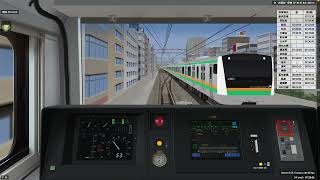 【BVE6・新浜線】E231系快速 新浜空港～川村公園