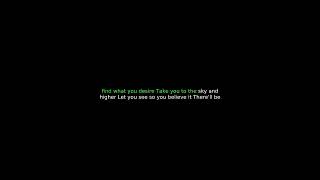 white lion - Lights and Thunder karaoke