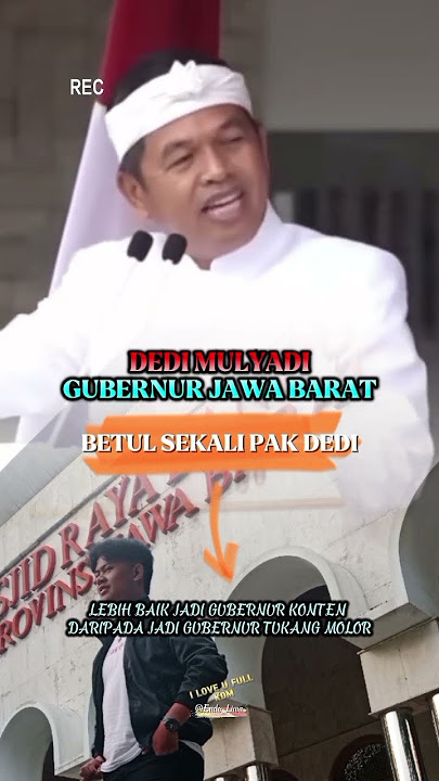 GUBERNUR TERVIRAL 2025 | DEDI MULYADI (KDM) | GUBERNUR JAWA BARAT#kdm#gubernurjabar#dedimulyadi