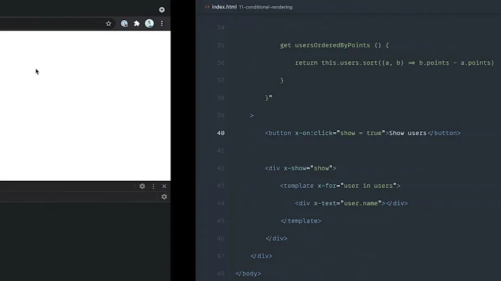 Learn Alpine.js: x-show vs x-if (12/19)